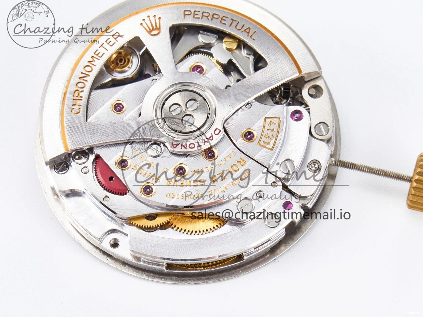 0107 Custom Modded Daytona DD4131 Super Clone 28800 VPH Automatic Movement (Silver Color) HighQuality 919